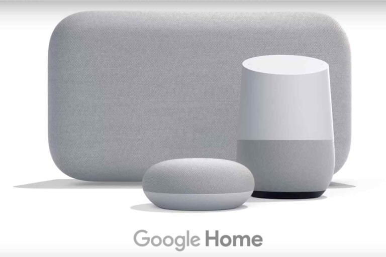 Smart speakers from Google Home